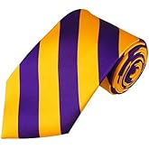 Romario Manzini Standard collegiate Stripe Woven Tie