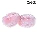 JETTINGBUY 2 PCS Powder Puff For Body Power, Professional Butterfly Baby Cosmetic Soft Plush Powder Puff Sponge For Talcum Powder Makeup Cosmetic Plush Sponges, Pink - Large Size