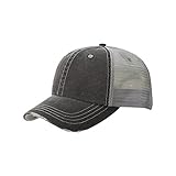 Low Profile Special Cotton Mesh Cap-Black W40S62B