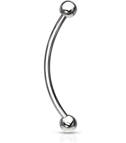 Amazon.com: NewkeepsR 14G×12/14/16mm Titanium Bent Navel Banana