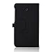 ACdream Case Fits ASUS MeMO Pad 7 LTE [with Auto Wake Sleep Feature] - Premium PU Leather Smart Cover Case, Black