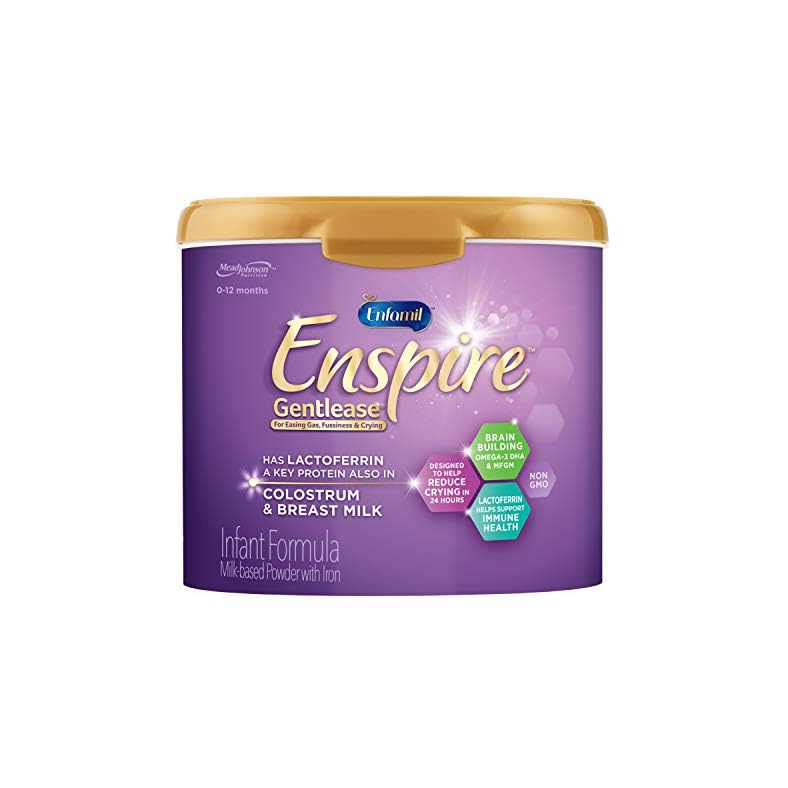 Enfamil Enspire Gentlease Infant Formula with Immune-Supporting Lactoferrin, Brain Building DHA, 5 Nutrient Benefits in…