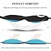 PrettyCare 3D Sleep Mask 2 Pack,Eye Mask for Side Sleeper 3D Contoured Sleeping Mask Blackout Out for Men- Blindfold Airplane with Ear Plugs, Night Masks with Travel Bag (Black&Blue)