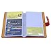 BTSKY Book Style Business Card Holder Name Card Book ID Card Credit Cards Organizer-for 300 Business Cards (Red)