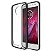 Moto Z2 Force Case, Moto Z2 Force Edition Case, Dretal Slim Fit Anti-Scratch Clear PC Back TPU Air Bumper Protective Case Cover For Motorola Moto Z2 Force Edition(2017) (Black/Clear)