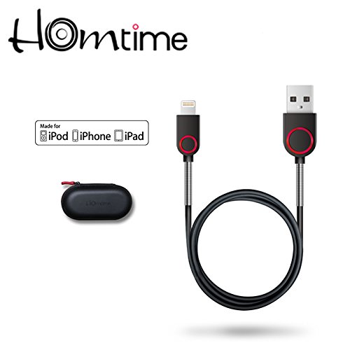 Homtime o2 lightning usb cable with cable straps & …