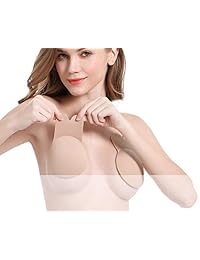 Sujetador sin tirantes adhesivo para dama Cubiertas de pezón con elevación invisible Sujetador adhesivo para vestido sin espalda