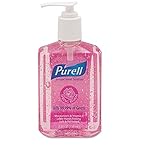  PURELL Spring Bloom Instant Hand Sanitizer, 8oz Pump Bottle, Pink