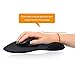 Computer Wrist Pad, GLTECK Mouse Pad Rest for Office & Home While Using Laptop or Computer –Ergonomic Support, Soft Silicone Gel- Cleaning Cloth Included | Black