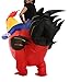 Adults Chicken Inflatable Rider Costume Carry Me Cock Fancy Dress Up Halloween Cosplay Suit