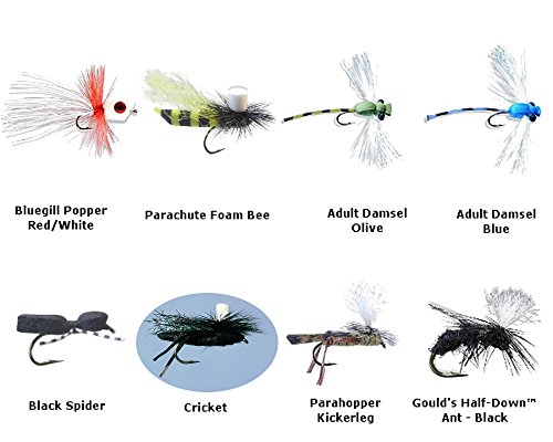 Panfish Flies Fly Kit - Bass, Brim, Bluegill & Crappie Flies