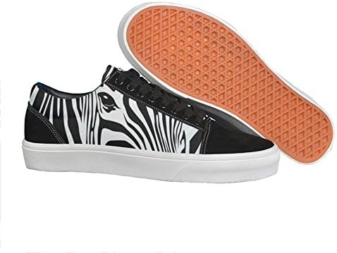 Zebra Graphics Women's Fashion Sneakers Low-top Casual Plate Shoes