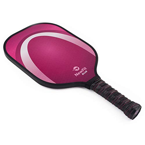 NewFit Blur Pickleball Paddle | USAPA Approved | Graphite Face & Polymer Core for a Quiet and Light Racket (Pink Single) - Thumbnail 6
