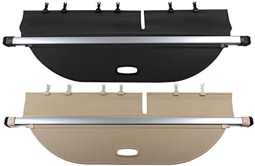 AUTURN Interior Retractable SUV Rear Trunk Cargo Cover Protector Security Shield for Toyota RAV4 2009-2013 (Black)