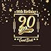 90th Birthday Guest Book: Happy Birthday Celebrating 90 Years.  Message Log Keepsake Notebook Diary For Family and Friend To Write In and Sign In. ... Celebration Parties Party) (Volume 8)