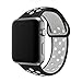 SMEECO Compatible with iWatch Band 42mm 44mm S/M,Soft Breathable Silicone Strap Replacement iWatch Bands for iWatch Series 4,Series 3, Series 2, Series 1 Sport Nike