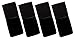 Strapless Suspenders By Antoine Set of 4 One Size Black