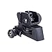 Pinty Front Rear Sight 4/16 Matte-Black Finished & Rugged Aluminum Construction Picatinny Tactical Mount Adjustable Detachable