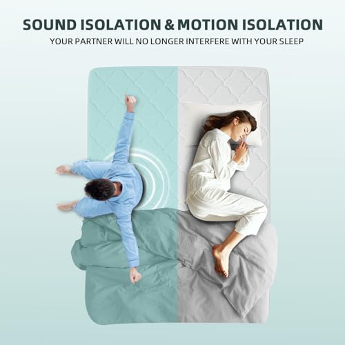 dosleeps Single Mattress 3FT | 10.6 Inch Memory Foam & Pocket Sprung | 9-Zone Orthopedic Support,Medium Firm,Edge Support,Motion Isolation 90x190x27cm