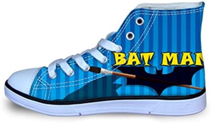 Boy's Superman Spider Cartoon Printed Outdoor Sneakers Shoes t0200at / 13