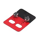 8mm Whilte Gold Plated CZ Black Magnetic Earrings for Men