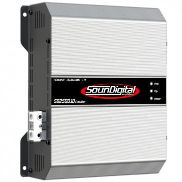 SounDigital Evolution 2500 1 OHM 2500W Car Amplifier SD2500EVO