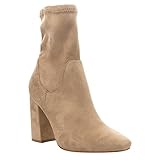 Cape Robbin Betisa-3 Women's Side Zipper Wrapped Block Heel Ankle Booties