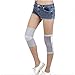 Restar Bamboo Charcoal Cashmere Warm Metal Spring Fitness Knee Pad Unisex Cashmere Knee Brace Pads Winter Warm Thermal Knee Pad 1 Pair by Restar Kneepad