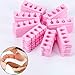 Ayunjia 50pcs Soft Foam Sponge Toe Separators Finger Dividers Soft Sponge Finger Divider Spacer Nail Art Manicure Pedicure Tools Gel Polish Coating Painting Pedicure Manicure Accessories Tools