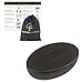 Gradient Fitness Oval Balance Pad, Premium Quality Balance Trainer for Physical Therapy, Non-Slip Texture, 2.5” Thick Foam, Free Storage Bag and Exercise Guide. (Black)