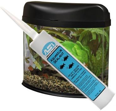 Black Aquarium Silicone Sealant - 10 Oz Cartridge - 6 Tubes