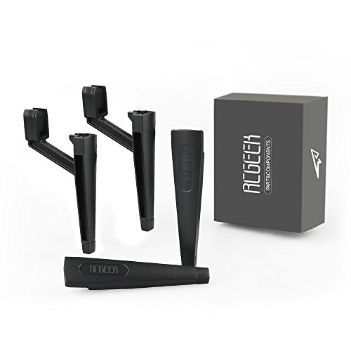 RCGEEK Compatible DJI Mavic Air Landing Gear Feet Leg Extenders Height Extending Kit with Silicon Shockproof Foot Cushion Compatible with DJI Mavic Air Drone, 1 Set (for Mavic Air)