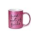 Fresh Out Of Fucks Inappropriate 11 oz Metallic Pink Novelty Funny Coffee Mug
