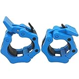 Greententljs Olympic Barbell Clamps 2 inch Quick Release Pair of Locking 2" Pro Olympic Weight Bar Plate Locks Collar Clips for Workout Weightlifting Fitness Training
