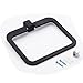 Marmolux Acc Burghead Collection 20832-BL Bath Towel Ring Stainless Steel, Black