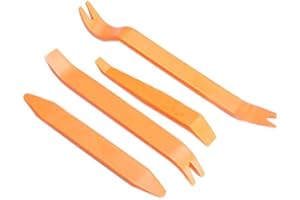 PAPABA 4Pcs Auto Car Door Clip Panel Trim Removal Tool Kits Dash Radio Audio Installer Pry Tool Car Panel Removal Set Random