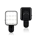 CHSMONB Mini LED Selfie Light, Rechargeable 2 Adjustable Brightness Camera Fill Light for Tiktok, Makeup, Photos, Videos, Going Live & Vlogs (Black)