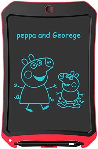 LCD Writing Tablet, Aukor 8.5" Electronic Writing Drawing Doodle Board for Kids & Adults [Upgraded Bright Bold Line] Handwriting Paper Drawing Tablet [Lock Function] for Home, School and Office, Red