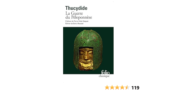 Amazon Com Guerre Du Peloponnese Folio Gallimard Thucydides Libros Amazon Com Guerre Du Peloponnese Folio Gallimard Thucydides Libros