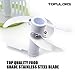 TOPULORS 34OZ Manual Food Chopper Hand-Powered Food Chopper Compact Handheld Onion Chopper, Garlic Squeezer, Ginger Slicer, Pepper Cut, Herbs Chop, Cheeses Chopper Masher