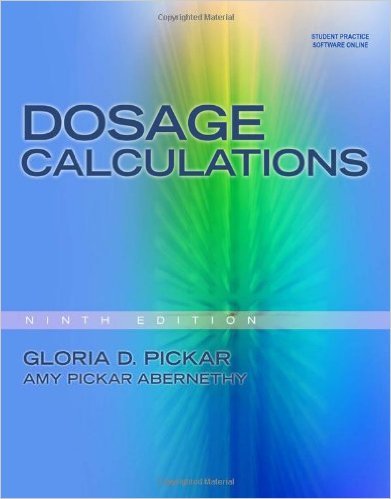 Dosage calculations ( instructor Copy) 1133692893 Book Cover