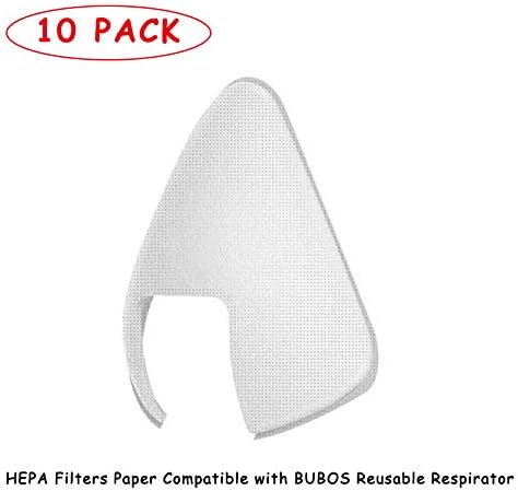 BUBOS Face Mask Filter With Activated Carbon Anti Dust Motorcycle Bicycle Cycling Replacement Fit Most Dust and…