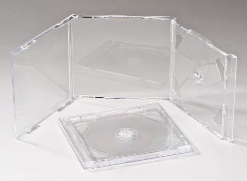 Vision Media 25 X Double Clear CD Case - Professional Grade Quality