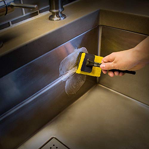 Cerama Bryte - Cooktop Cleaning Kit - Includes 10 oz. Bottle of Cerama Bryte Cooktop Cleaner, 2 Cleaning Pads, 1 POW-R Grip Pad Tool and 1 Scraper packed in Reusable Container - Thumbnail 2