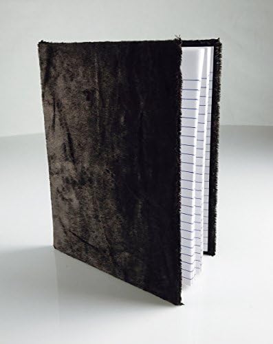 Fur covered Journals/ Notebook - Handmade