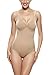 KHAYA Shapewear for Women Tummy Firm Control Fajas Top Slim Bodysuit Body Shaper Beige Medium