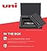 uni JETSTREAM PRIME TWIST - Includes one pen + two Parker Style refills (SXR-600-07) in Exclusive Gift Box - Black