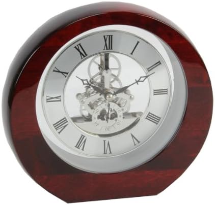 De madera Widdo/reloj de caja redonda de aluminio: Amazon.es: Hogar