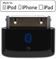KOKKIA i10s (NEW Luxurious Black) Tiny Bluetooth iPod Transmitter for iPod/iPhone/iPad/iTouch with true Apple authentication. Remote controls and local iPod/iPhone/iPad volume control capabilities. Plug and Play, works and fits very well with latest iPod 6th generation tiny Nano, iPod Touch 4th generation, iPhone 4 and iPad. Bluetooth iPod Adapter.