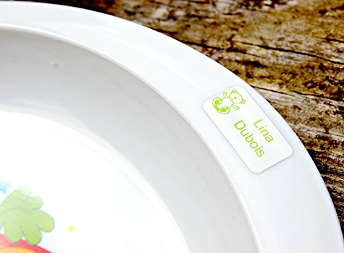 Stick 'n Wash No-Iron Self Adhesive Name Labels to go in Clothing or on Property (60 Labels ...